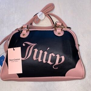 🖤Juicy 🖤Couture Pink and Black Women's Bag